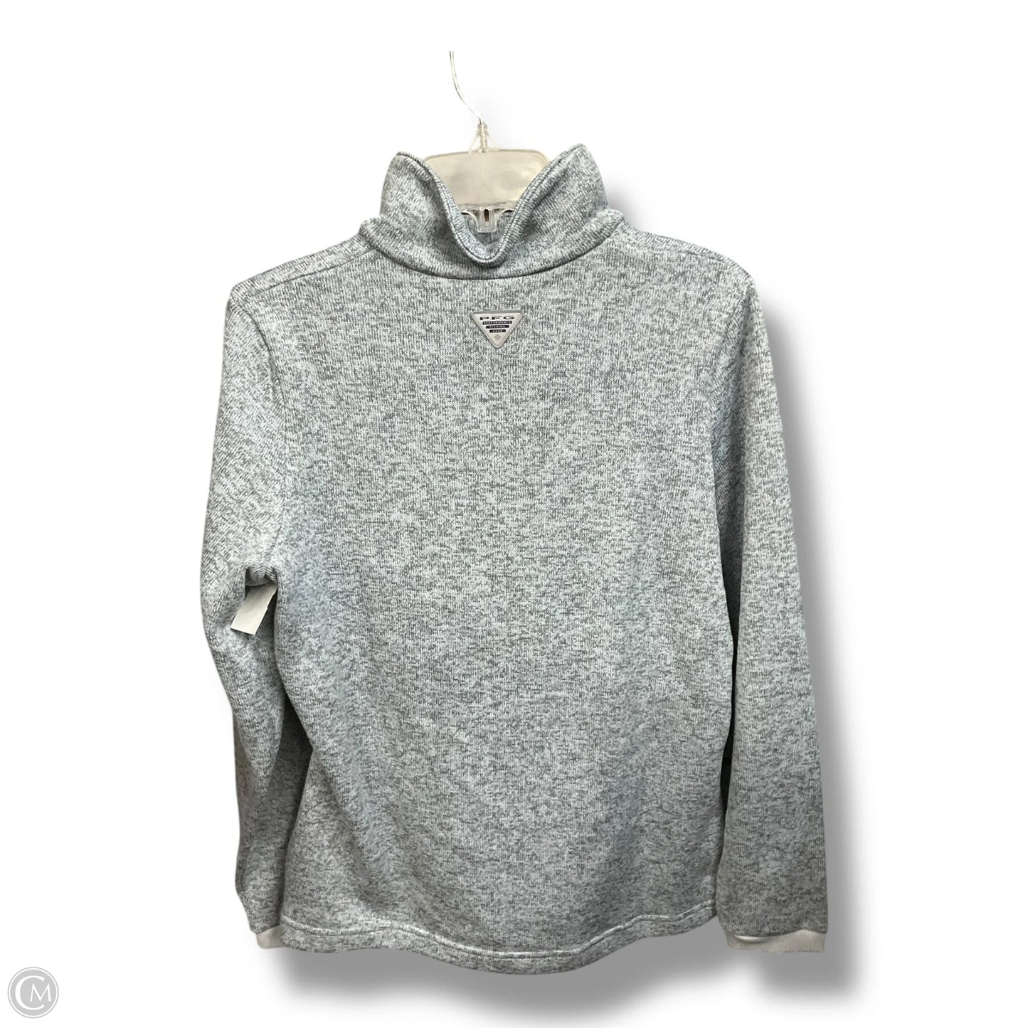 Athletic Sweatshirt Collar By Columbia In Grey, Size: M