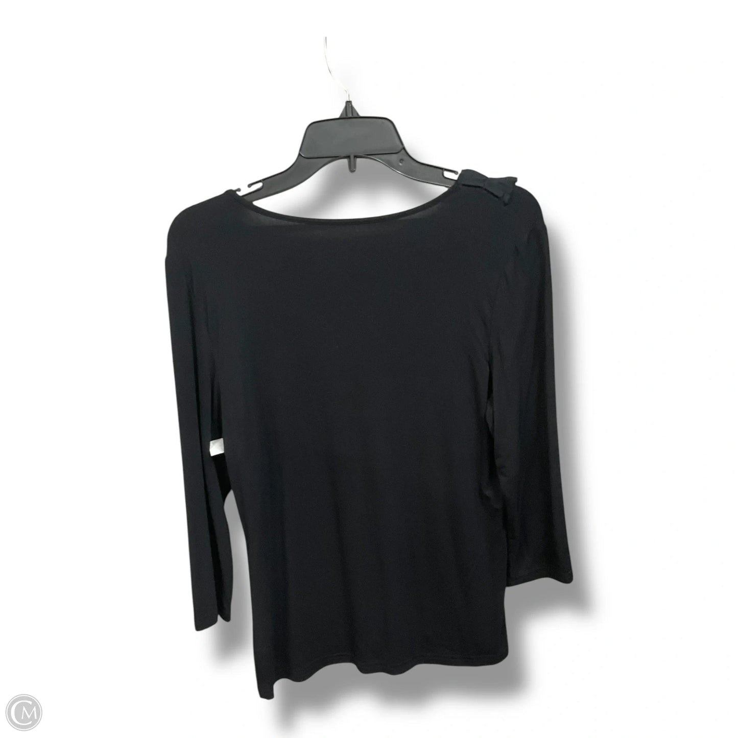 Top Long Sleeve By Coldwater Creek In Black, Size: S