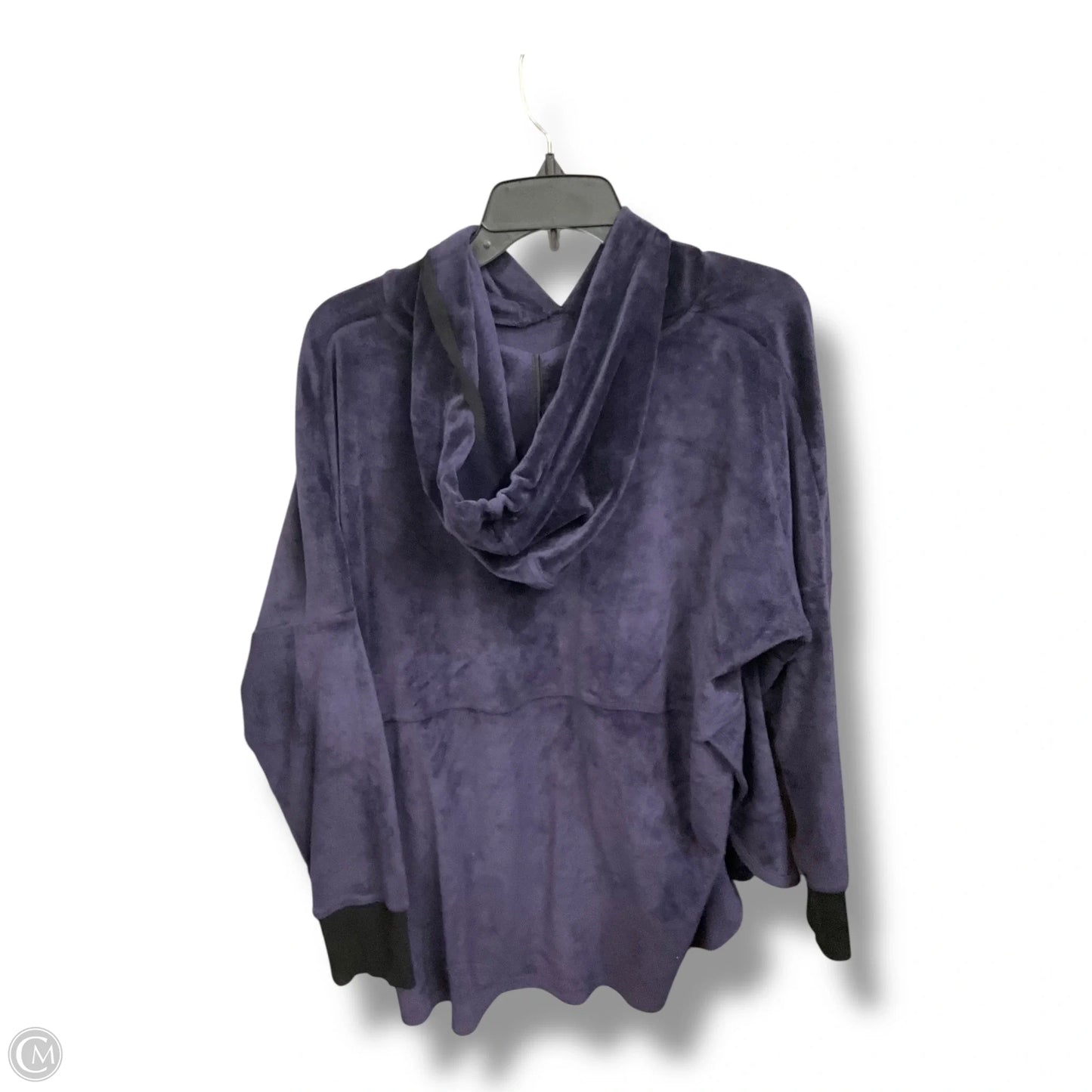 Sweatshirt Hoodie By Dkny In Purple, Size: M