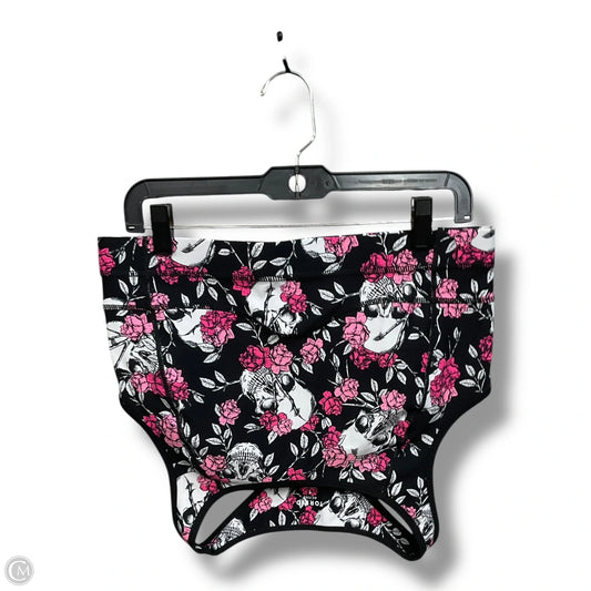 Athletic Bra By Torrid In Black & Pink, Size: 1x