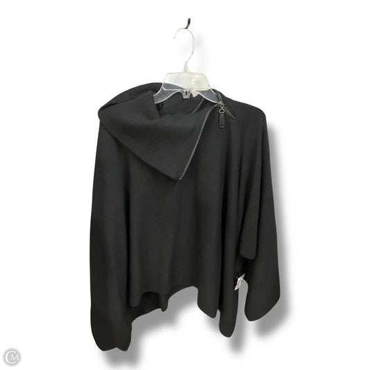 Poncho By Chicos In Black, Size: S