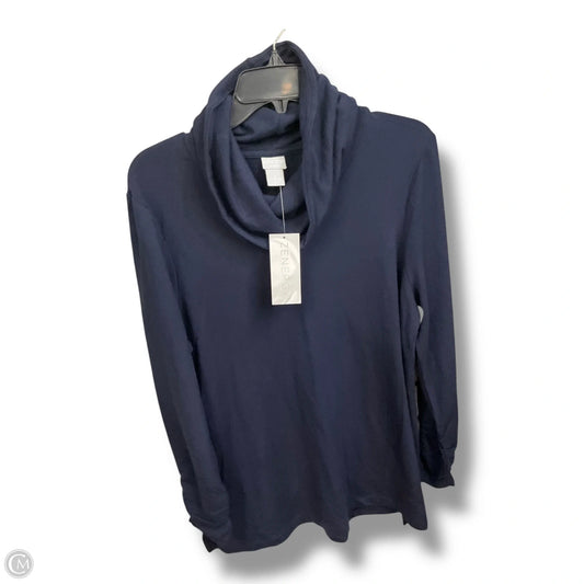 Tunic Long Sleeve By Chicos In Navy, Size: L