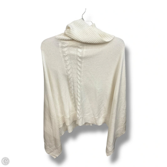 Poncho By Talbots In White, Size: S