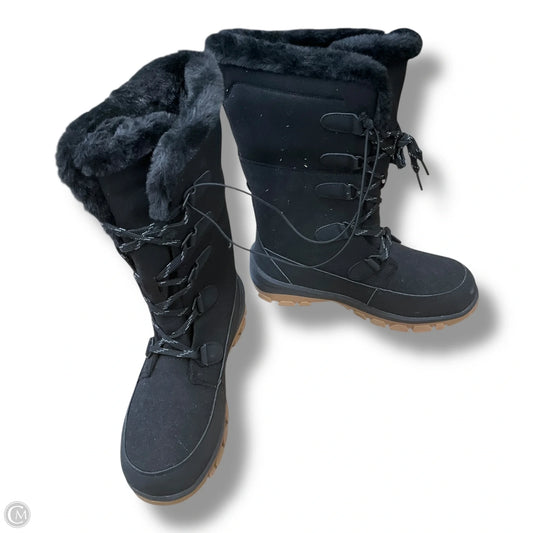 Boots Snow By Universal Thread In Black, Size: 6
