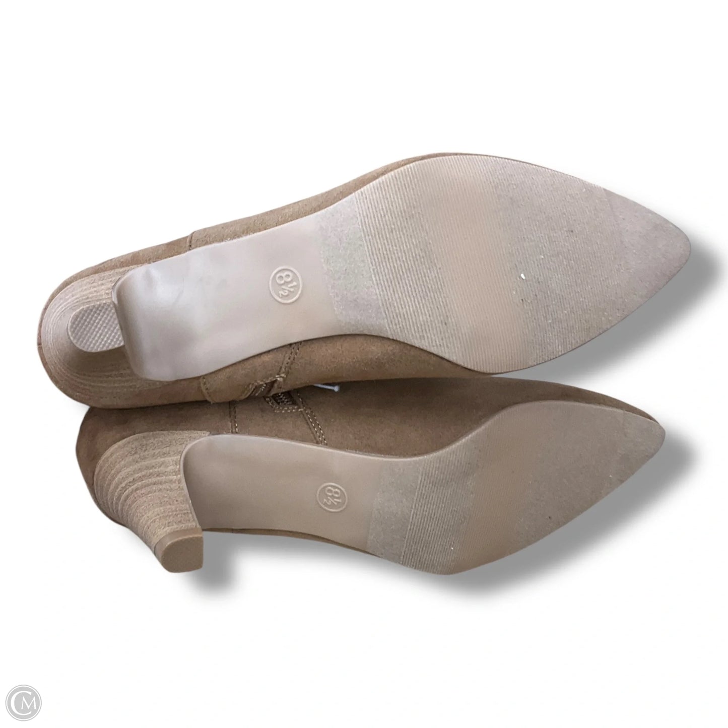 Boots Ankle Heels By Universal Thread In Tan, Size: 7.5