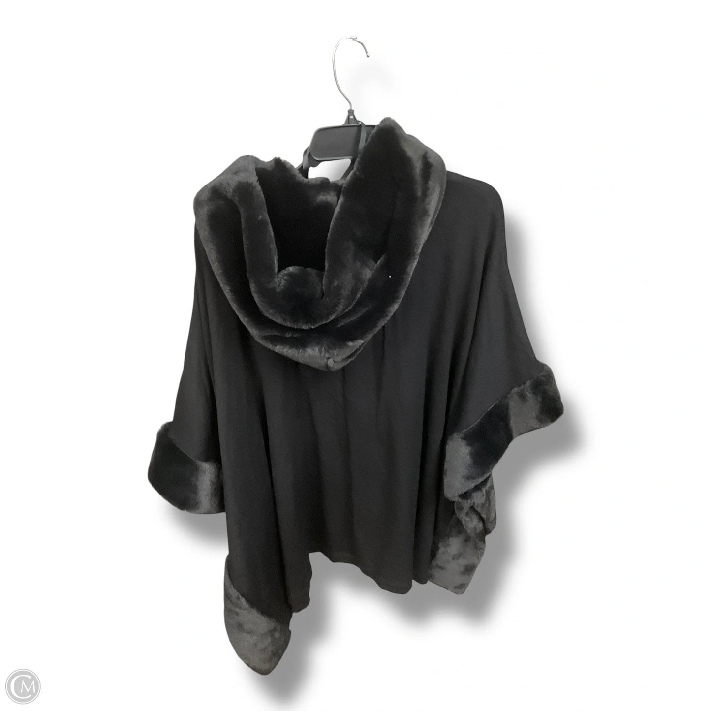Poncho By Chicos In Black, Size: 0