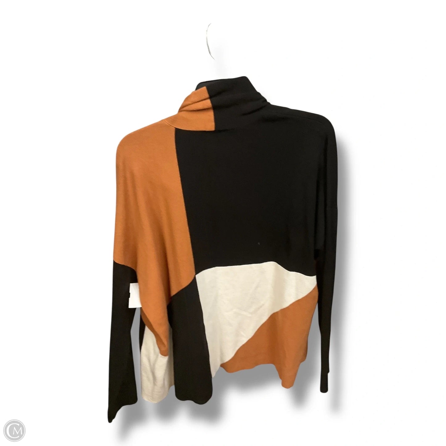 Cardigan By Chicos In Black & Brown, Size: L