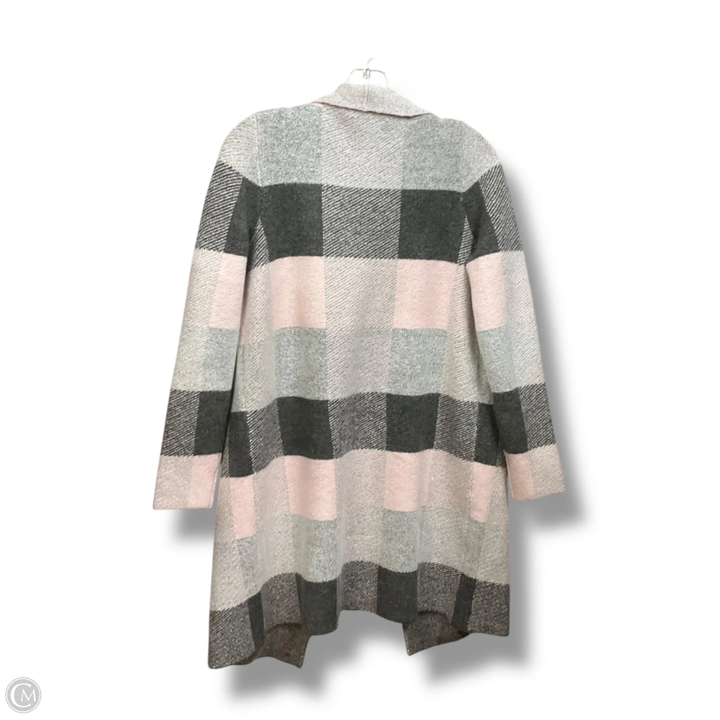 Cardigan By Loft In Grey & Pink, Size: S