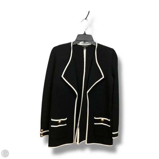 Blazer By Talbots In Black & Cream, Size: Xs