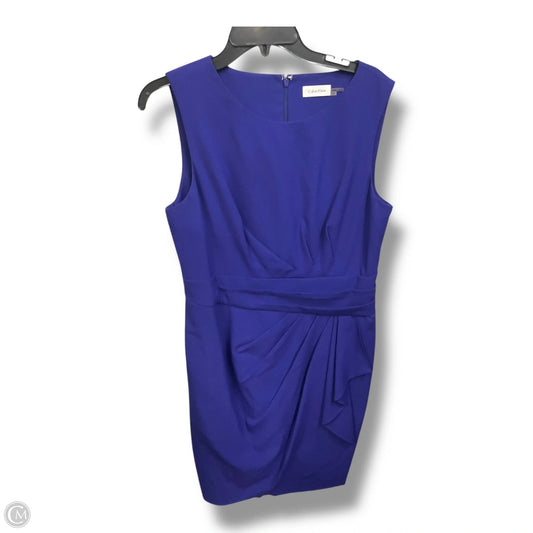 Dress Work By Calvin Klein In Purple, Size: 12