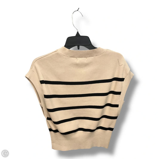 Vest Sweater By Evereve In Striped Pattern, Size: Xs