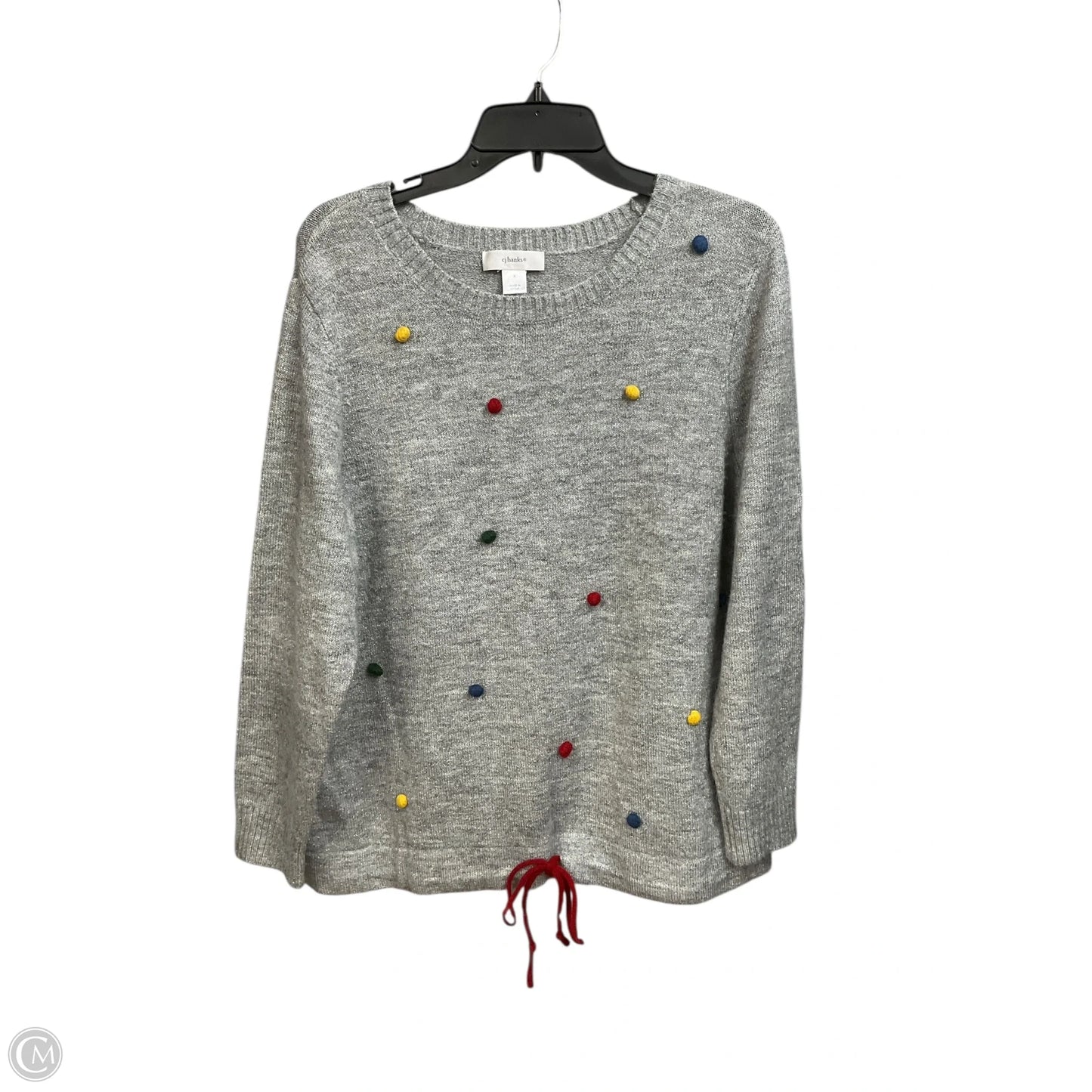Sweater By Cj Banks In Grey, Size: Xl