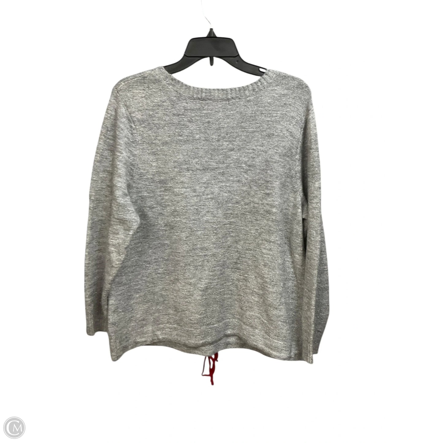 Sweater By Cj Banks In Grey, Size: Xl