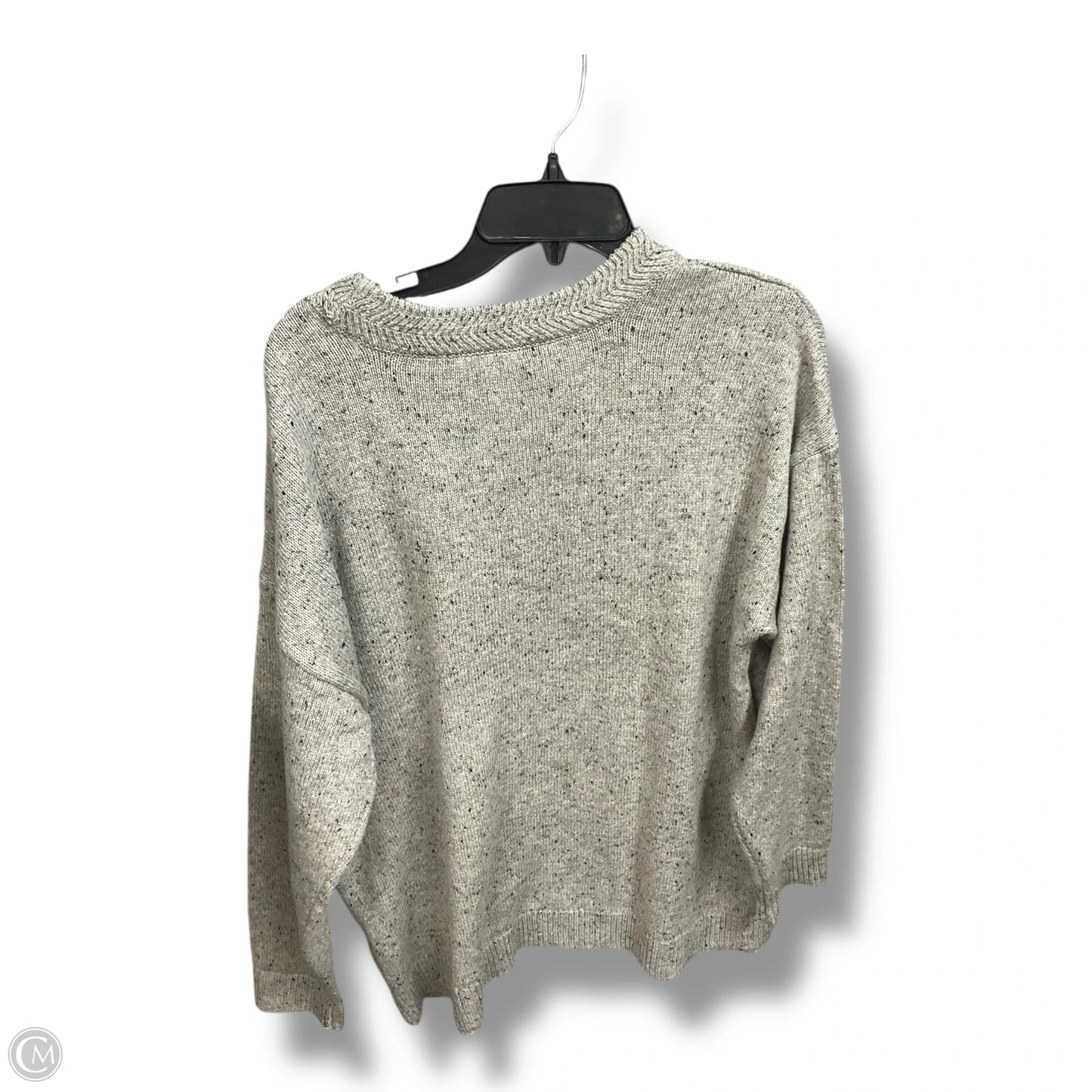 Sweater By Cj Banks In Grey, Size: 1x