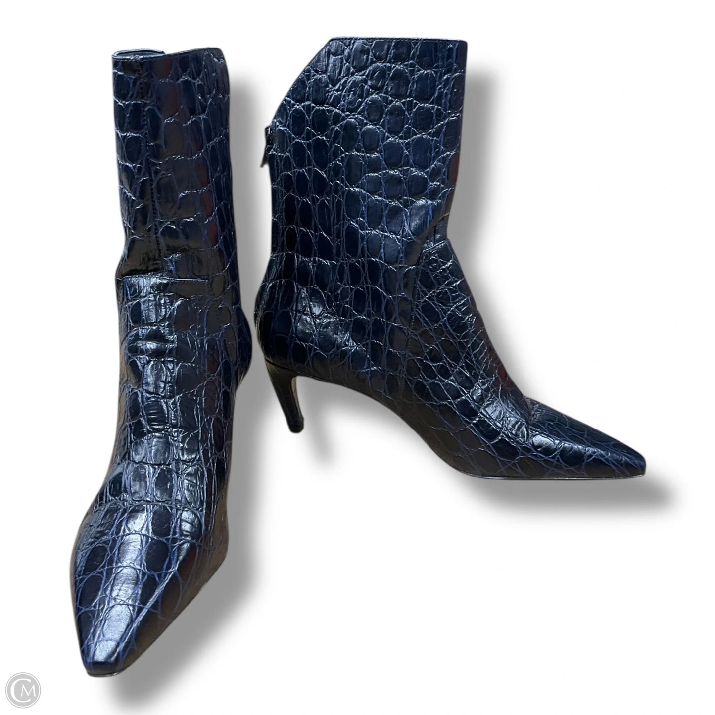 Boots Mid-calf Heels By Vince Camuto In Blue, Size: 7