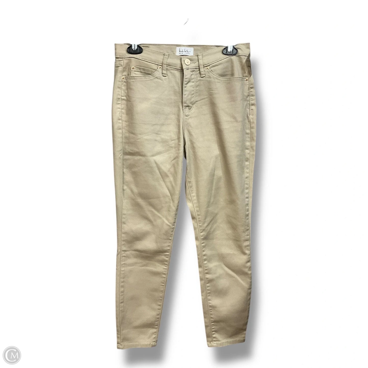 Jeans Skinny By Nicole By Nicole Miller In Tan, Size: 4