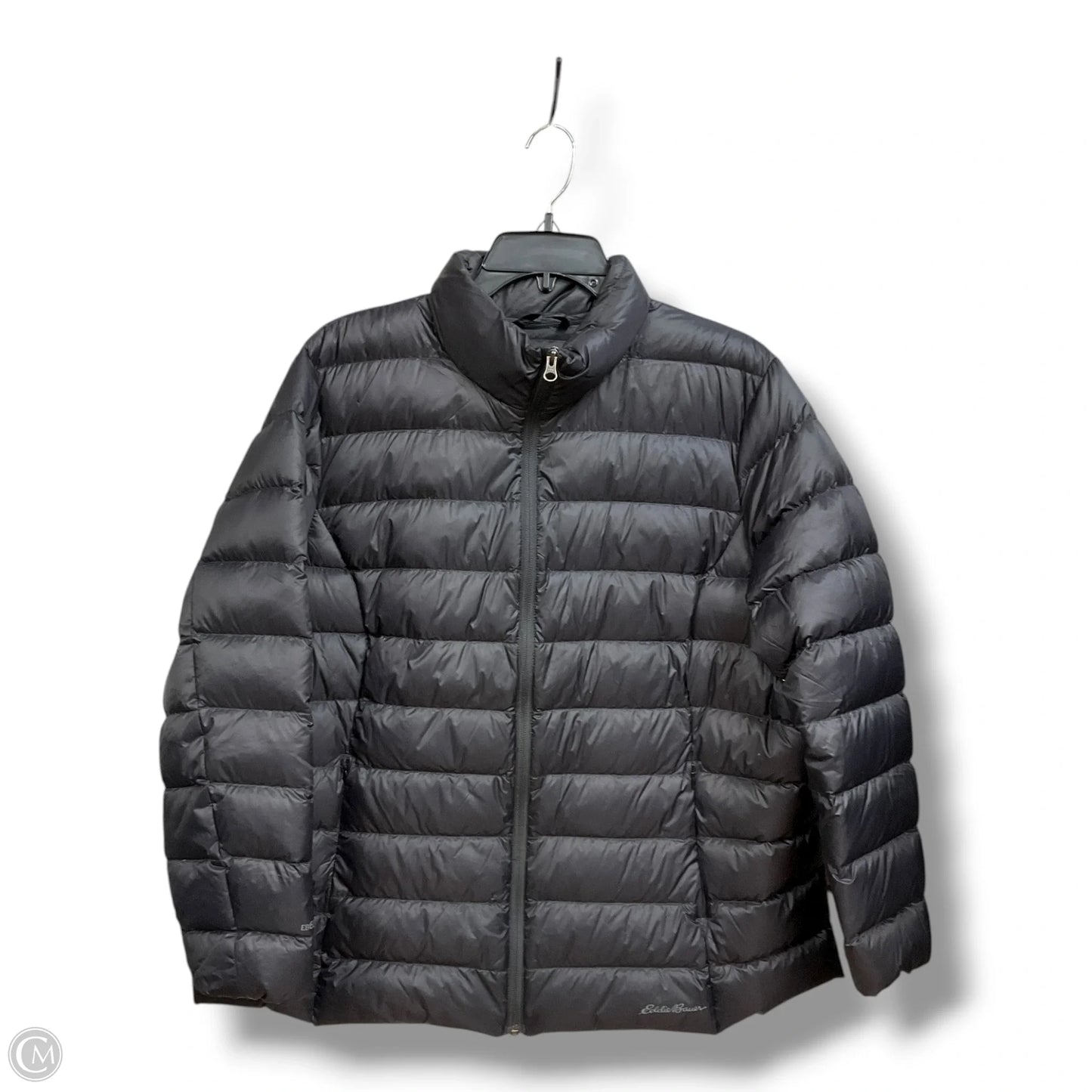 Jacket Puffer & Quilted By Eddie Bauer In Black, Size: 2x