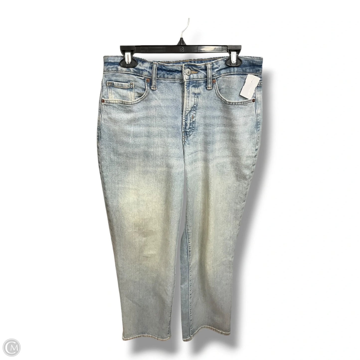 Jeans Straight By Old Navy In Blue Denim, Size: 10