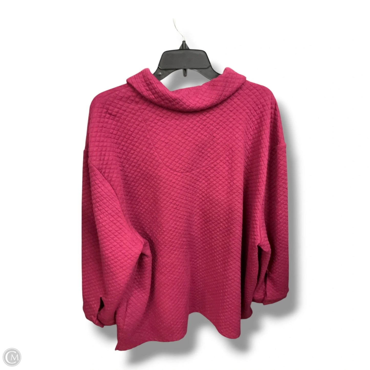 Jacket Puffer & Quilted By Muk Luks In Maroon, Size: 2x