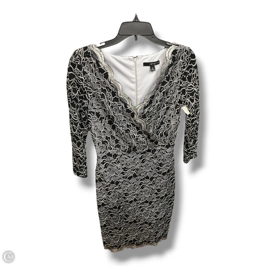 Dress Party Midi By Sangria In Black & White, Size: S