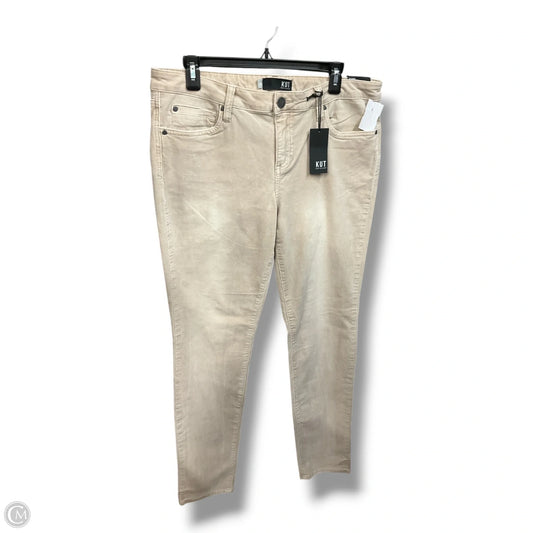 Pants Corduroy By Kut In Beige, Size: 12