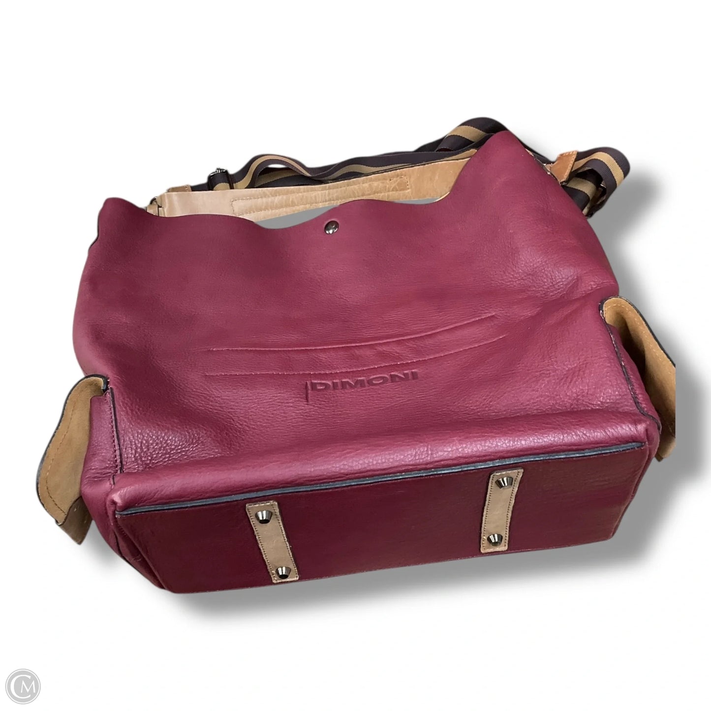 Handbag Leather By Cmc, Size: Large