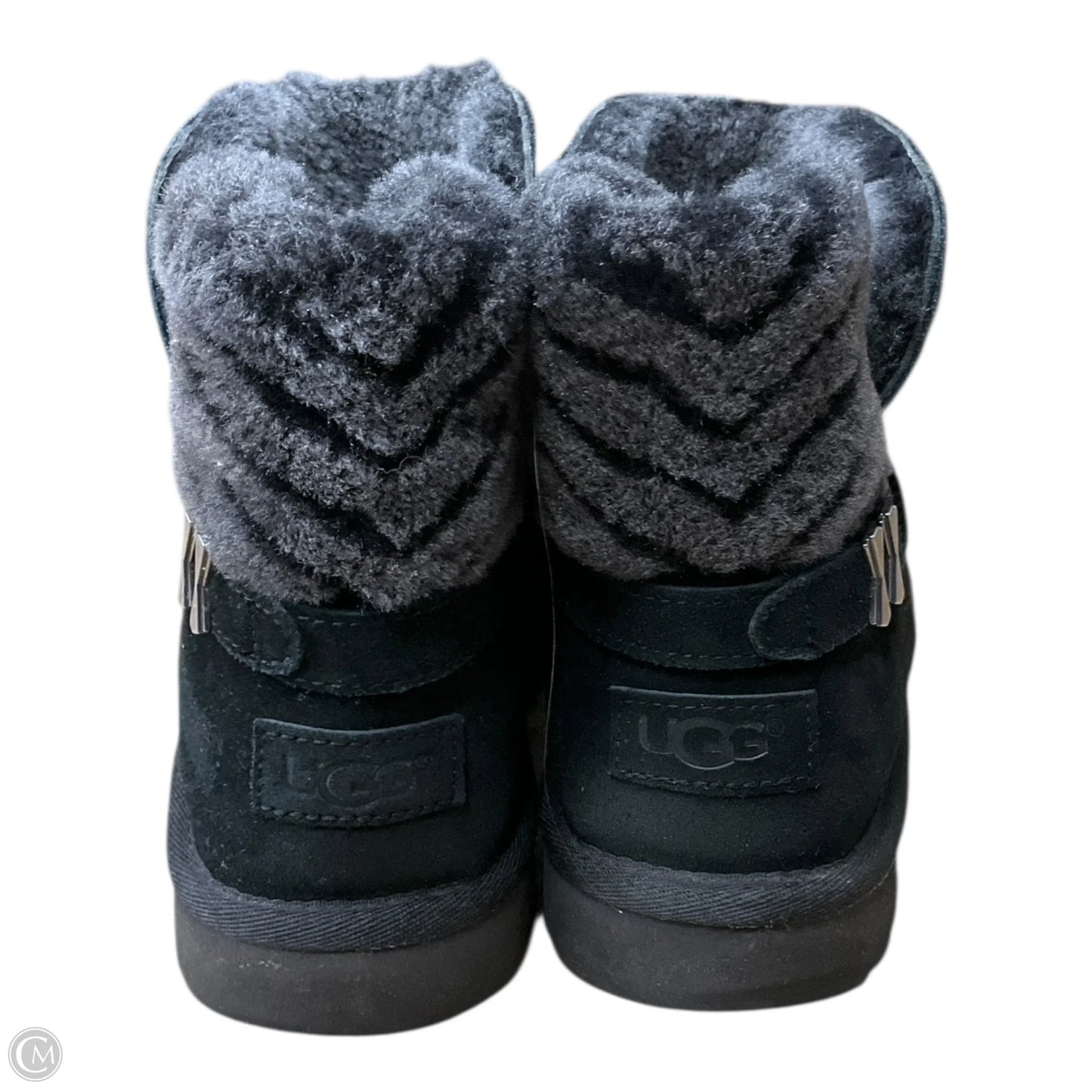 Boots Designer By Ugg In Black, Size: 8