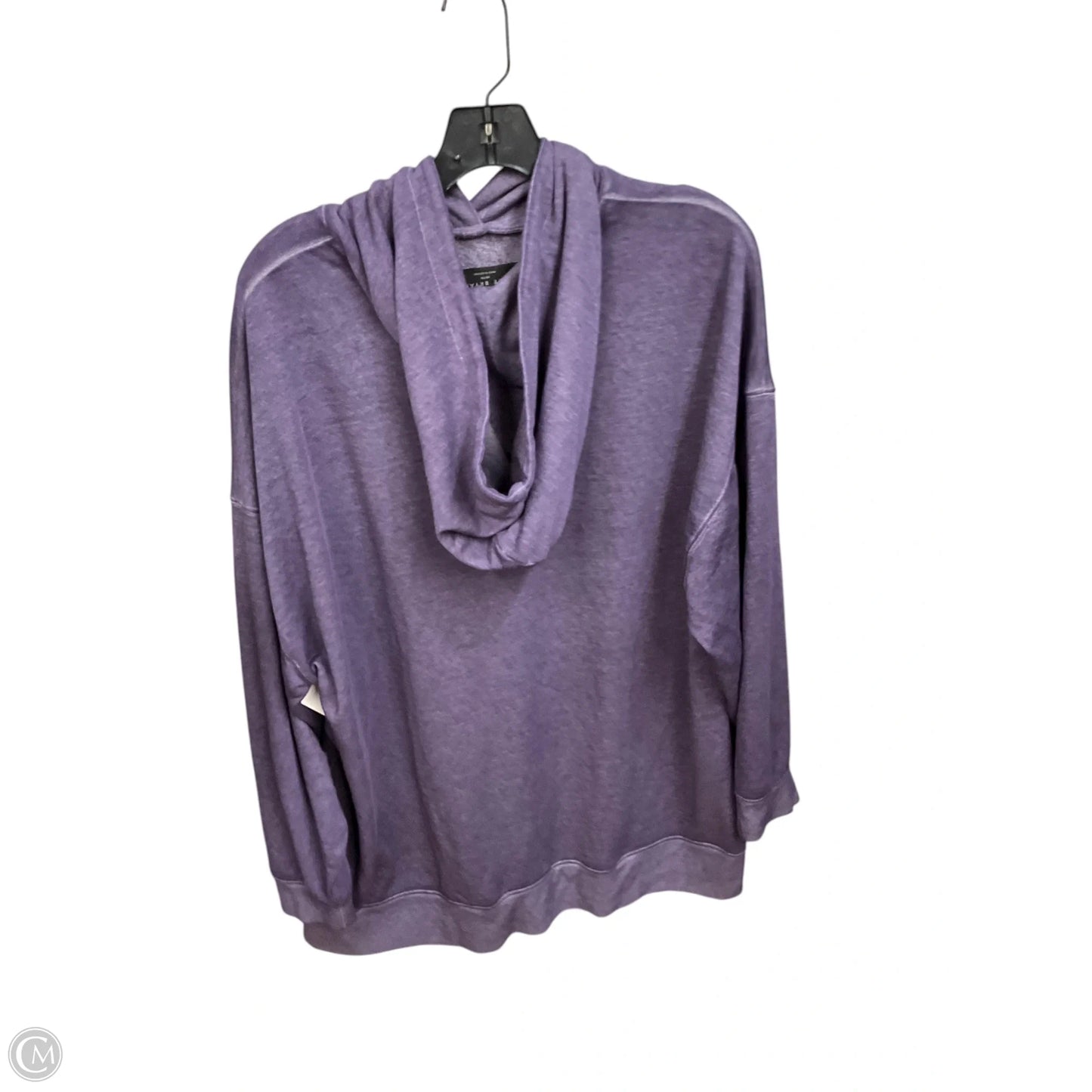 Sweatshirt Hoodie By Lane Bryant In Purple, Size: 2x