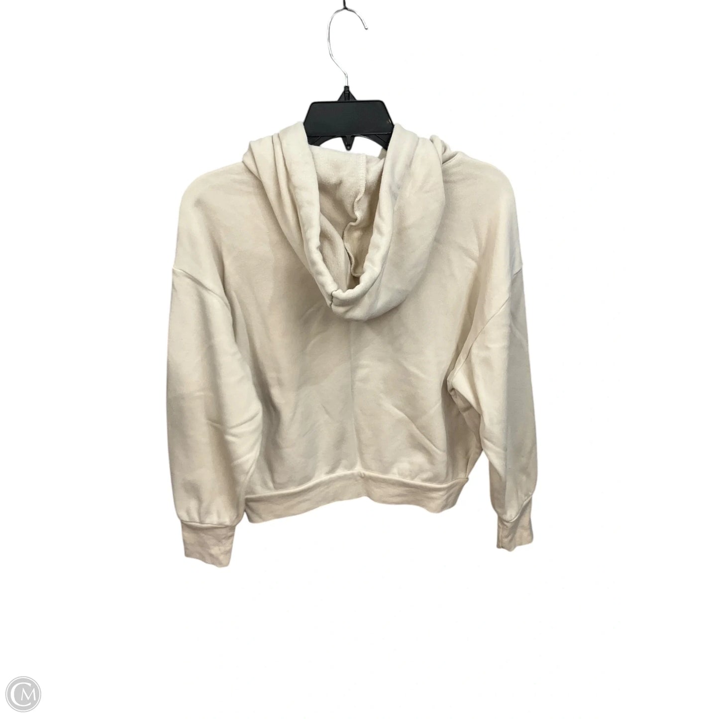 Sweatshirt Hoodie By Express In Beige, Size: S