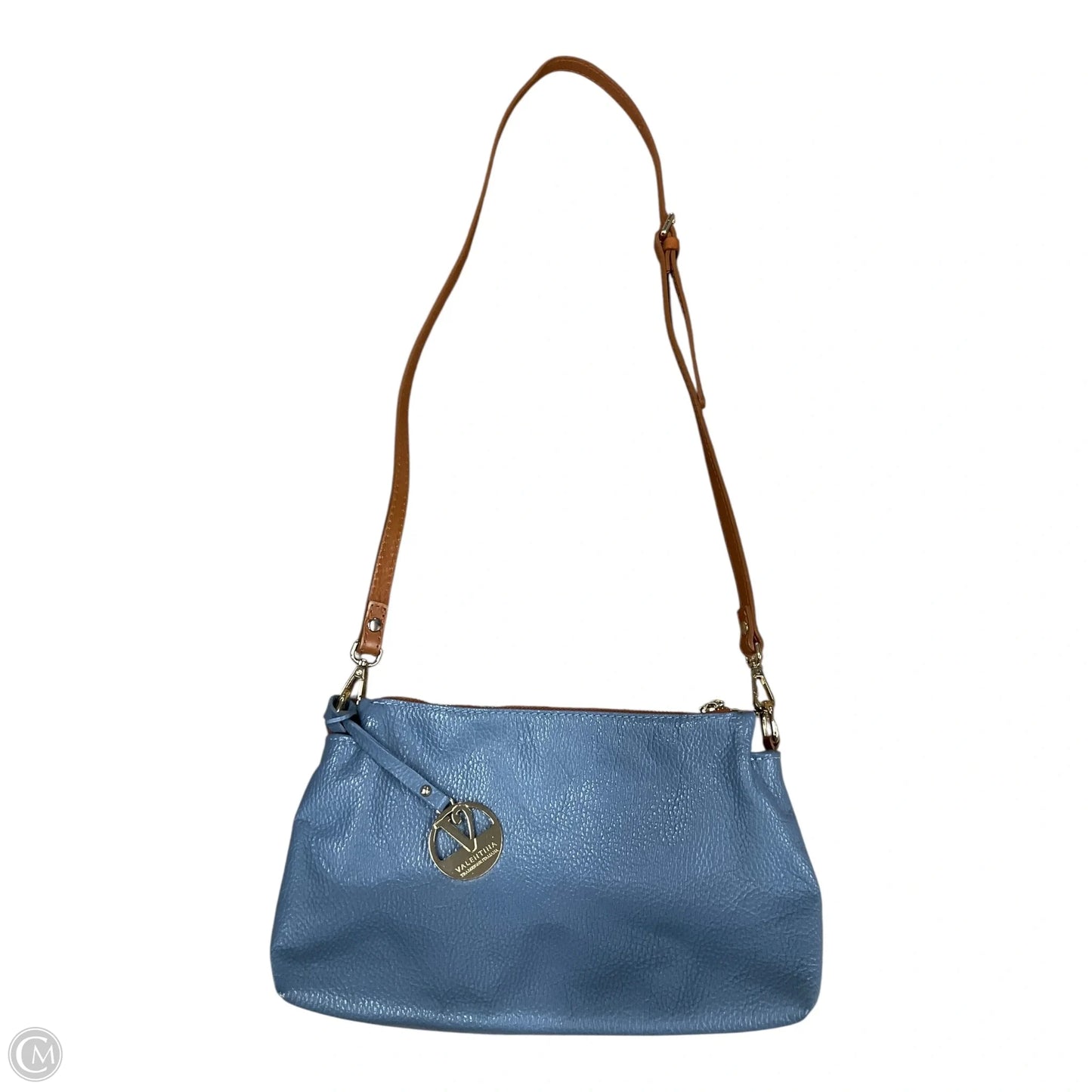 Crossbody Leather By Valentina, Size: Small