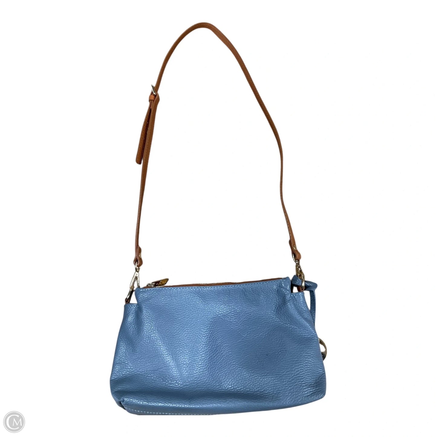 Crossbody Leather By Valentina, Size: Small