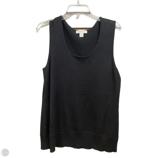 Top Sleeveless By Coldwater Creek In Black, Size: Xl