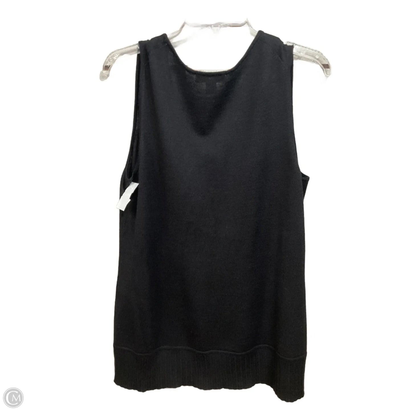 Top Sleeveless By Coldwater Creek In Black, Size: Xl