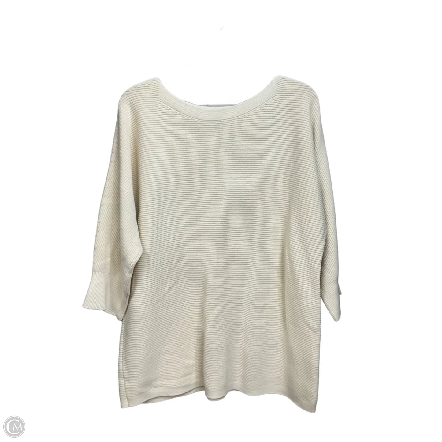 Sweater By Talbots In Cream, Size: Xl