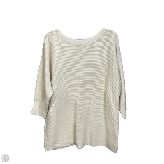 Sweater By Talbots In Cream, Size: Xl