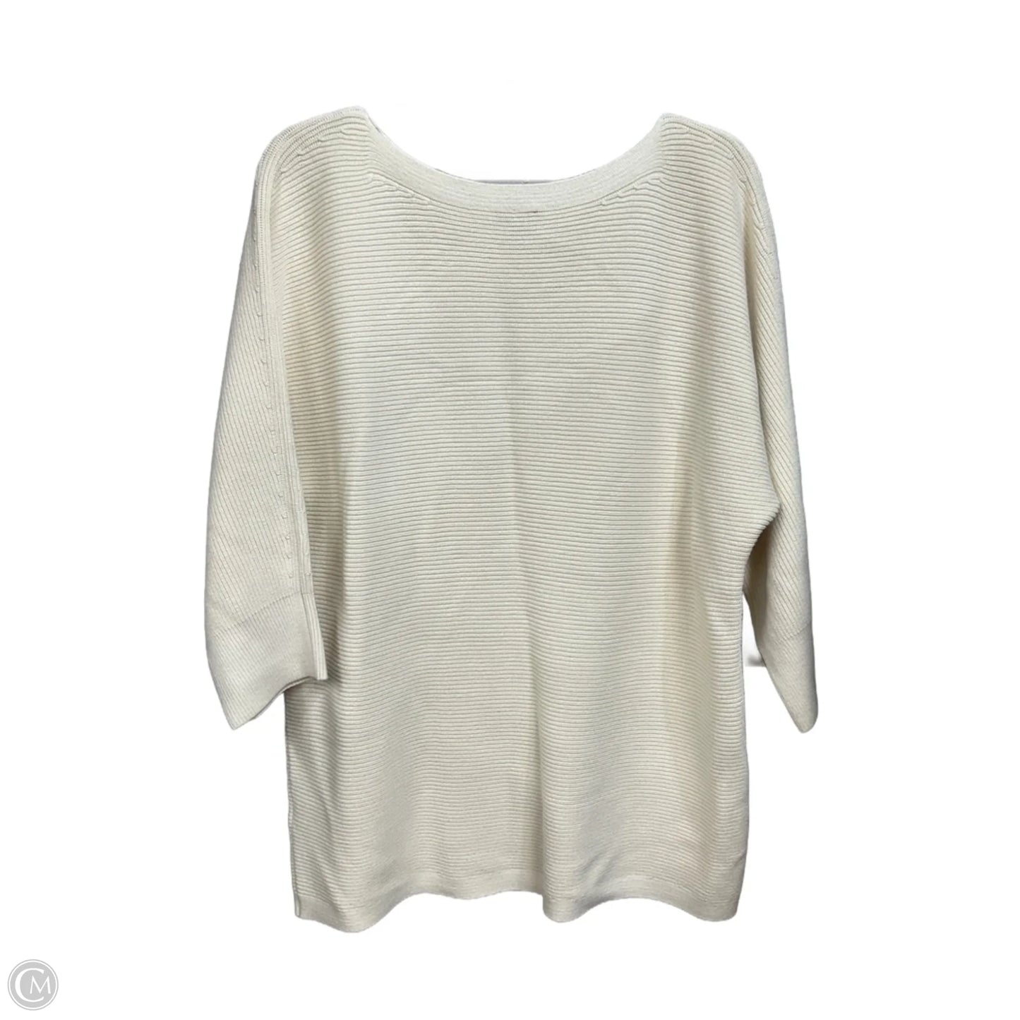 Sweater By Talbots In Cream, Size: Xl