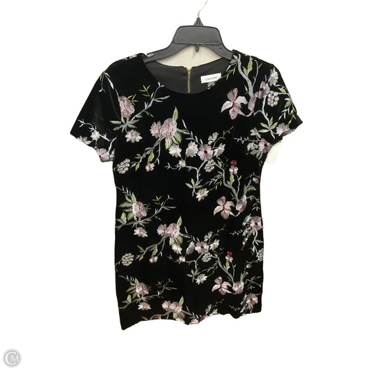Dress Party Midi By Calvin Klein In Floral Print, Size: L