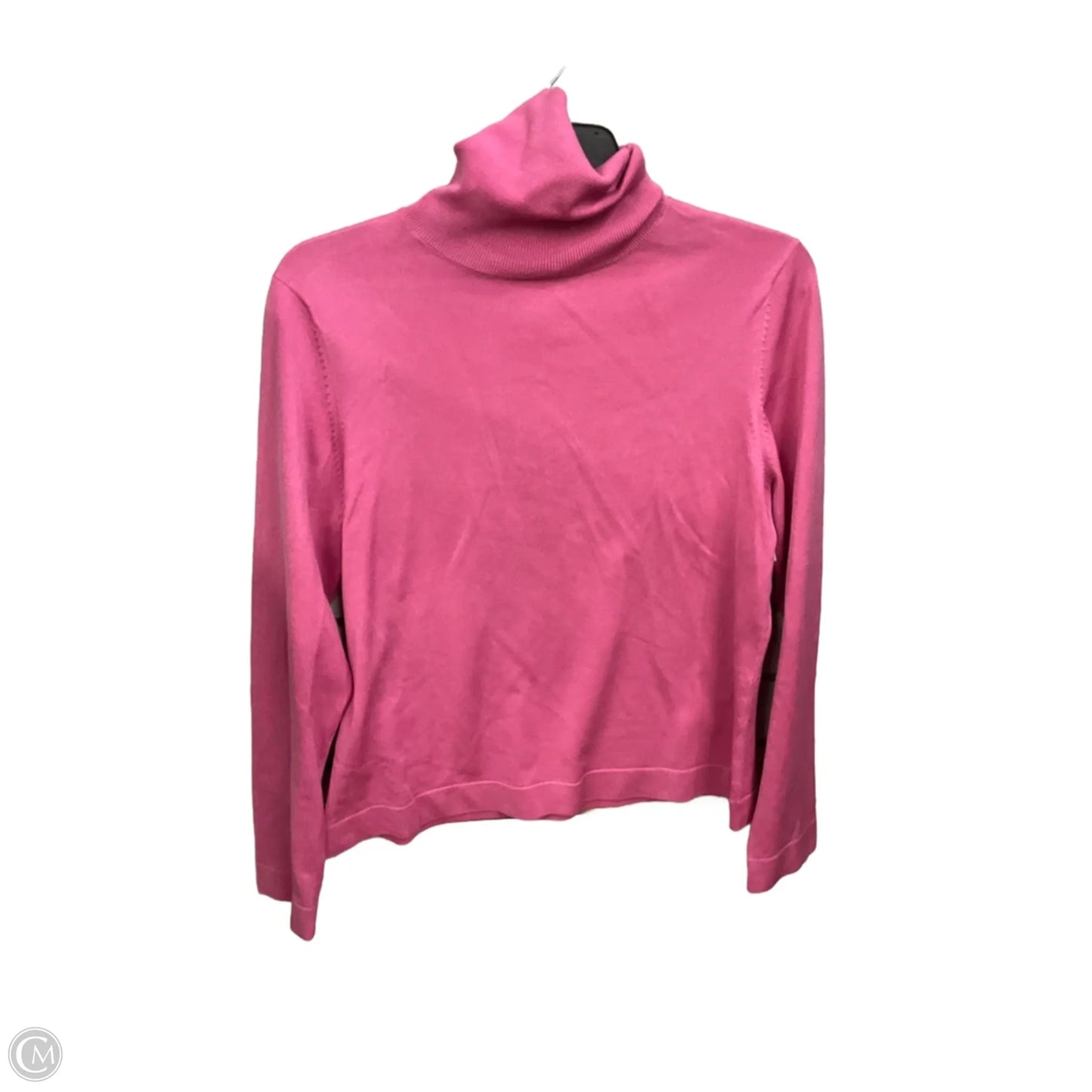 Top Long Sleeve By Ann Taylor In Pink, Size: L