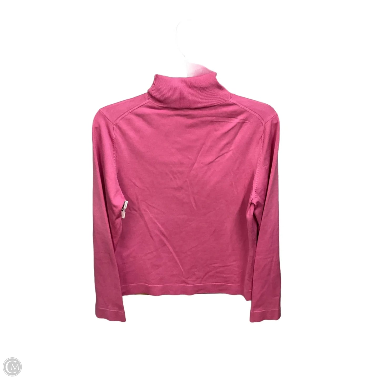 Top Long Sleeve By Ann Taylor In Pink, Size: L