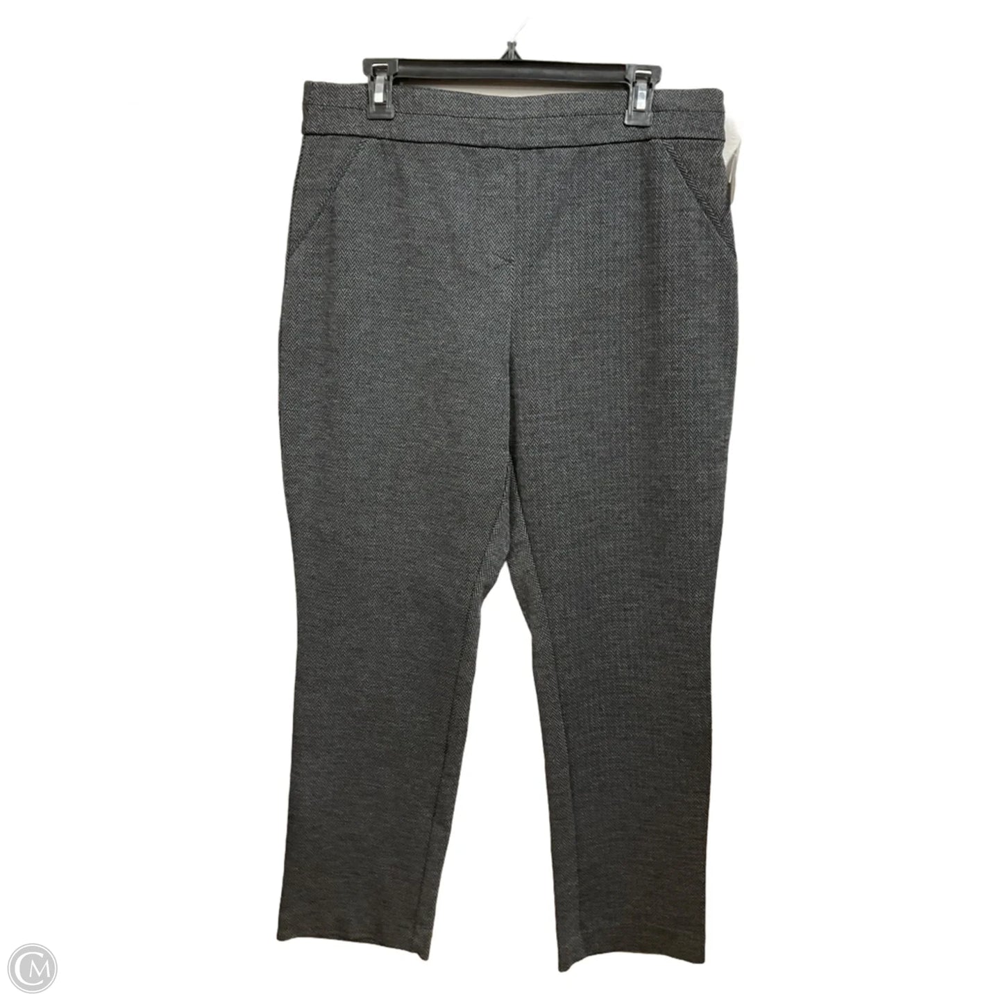 Pants Dress By Christopher And Banks In Black & Grey, Size: 12