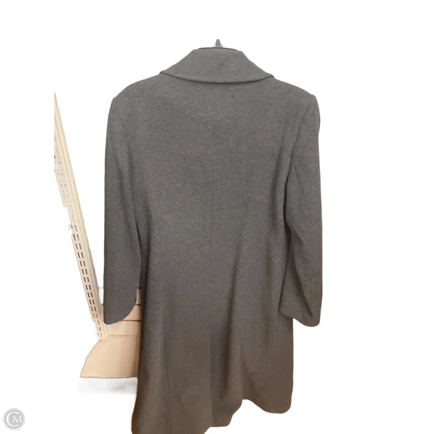 Coat Wool By East 5th In Grey, Size: M