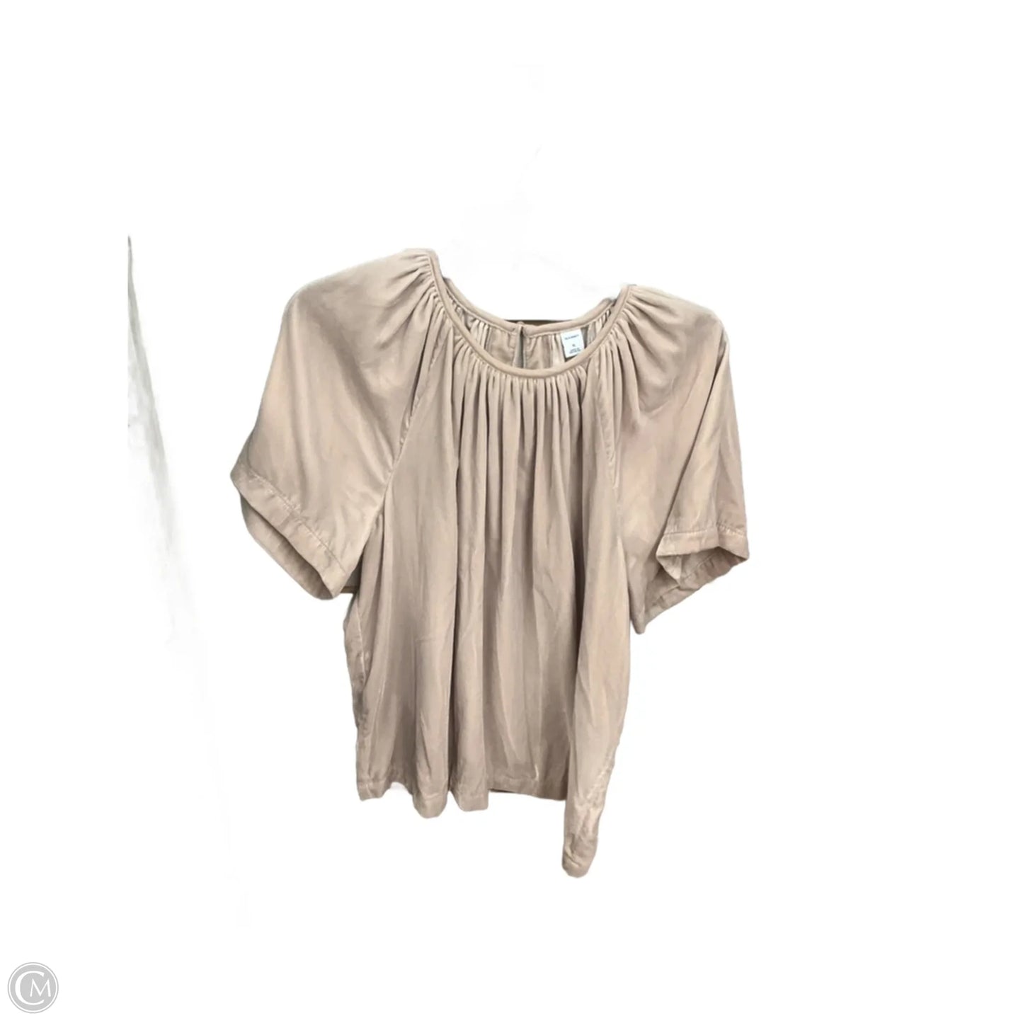Top Short Sleeve By Old Navy In Beige, Size: Xl
