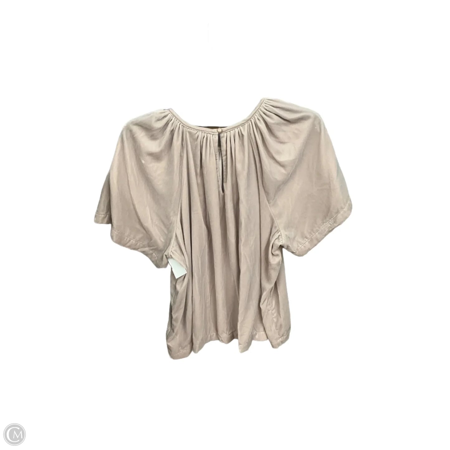 Top Short Sleeve By Old Navy In Beige, Size: Xl