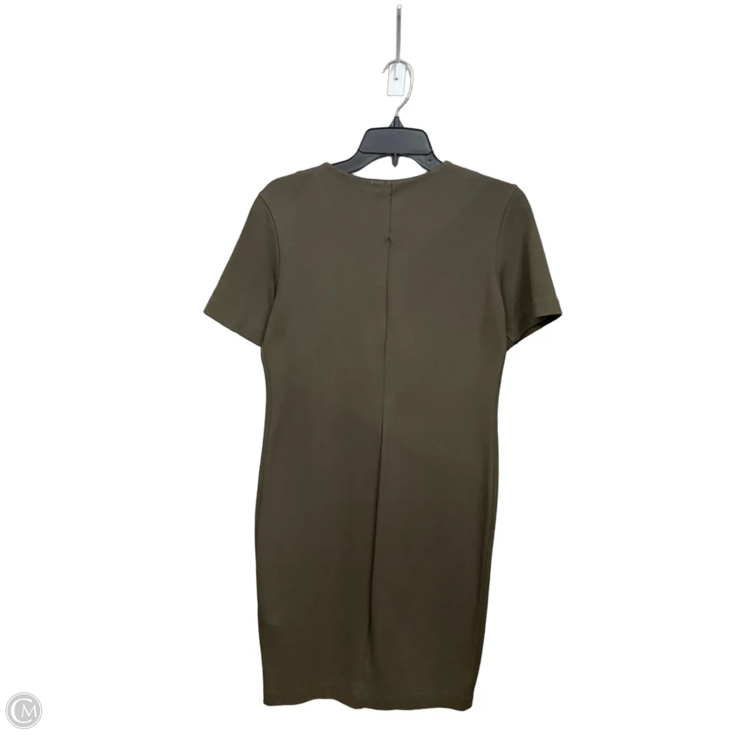 Dress Casual Midi By H&m In Green, Size: M