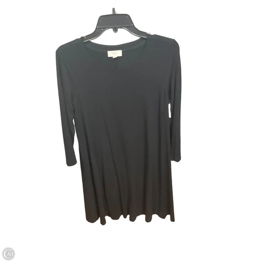 Dress Casual Midi By Loft In Black, Size: M