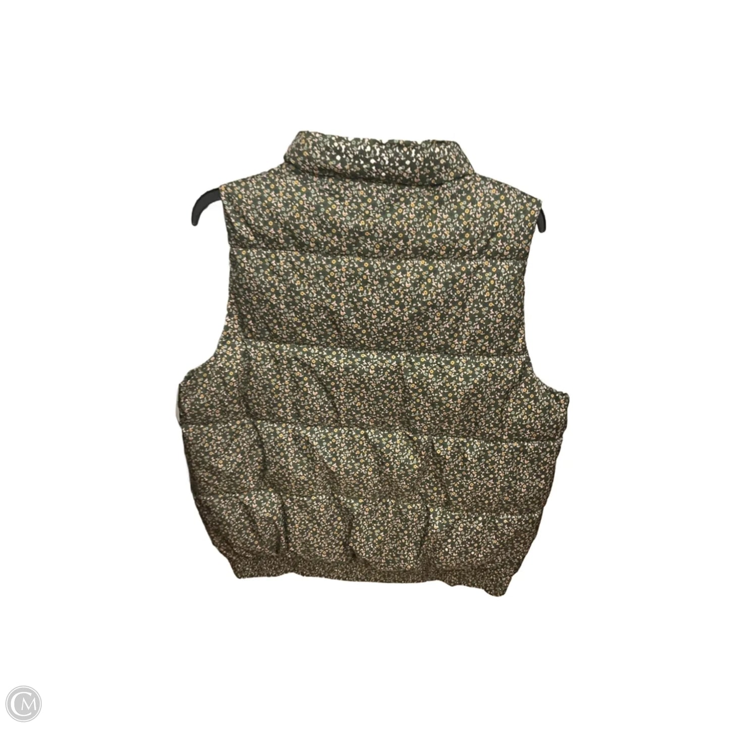 Vest Puffer & Quilted By Universal Thread In Floral Print, Size: M