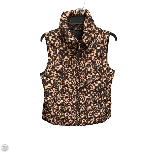 Vest Puffer & Quilted By Talbots In Animal Print, Size: S