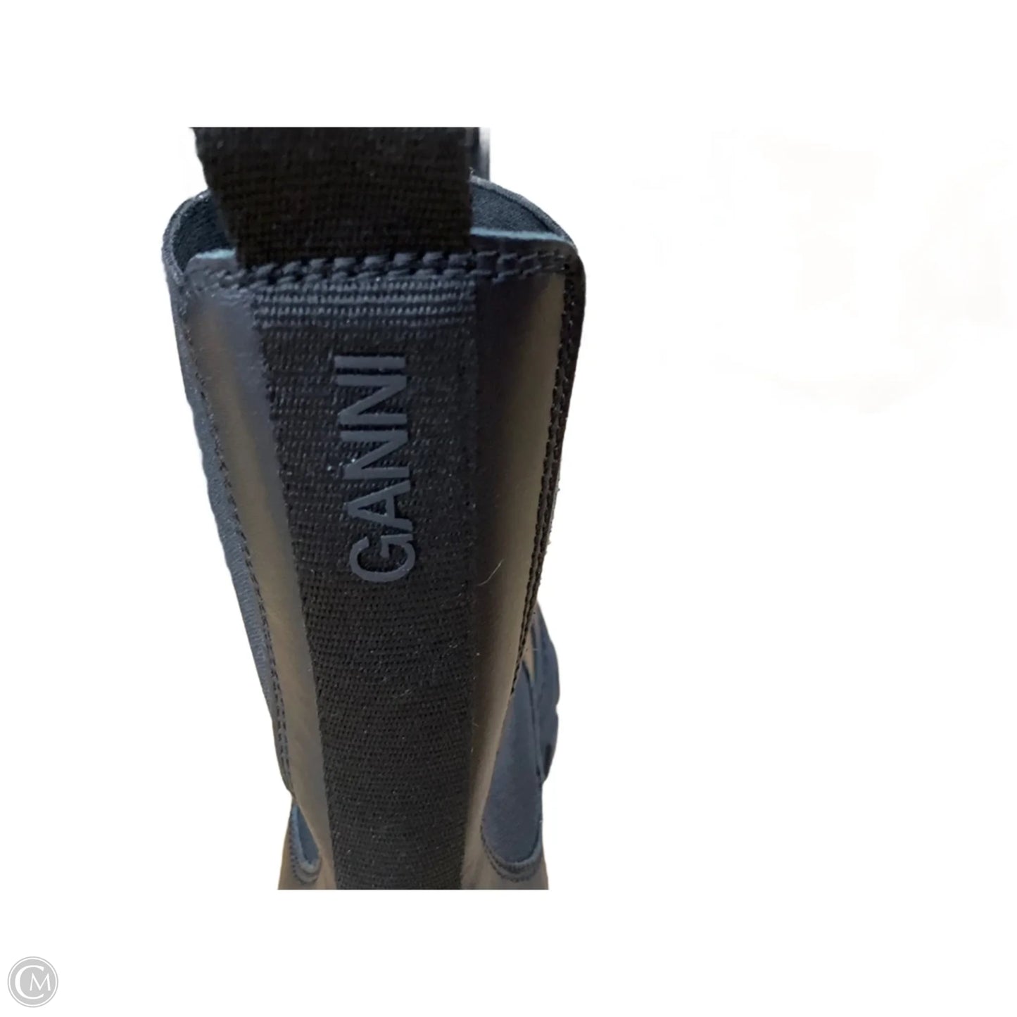 Boots Ankle Flats By Ganni In Black, Size: 6