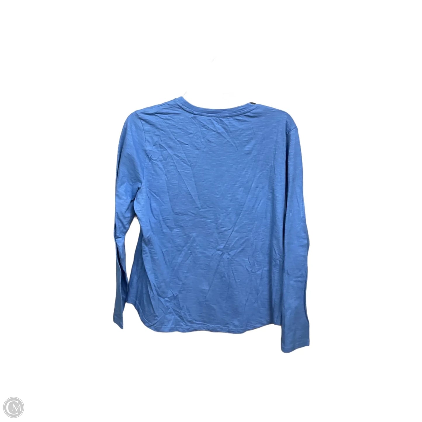 Top Long Sleeve Basic By Cme In Blue, Size: M