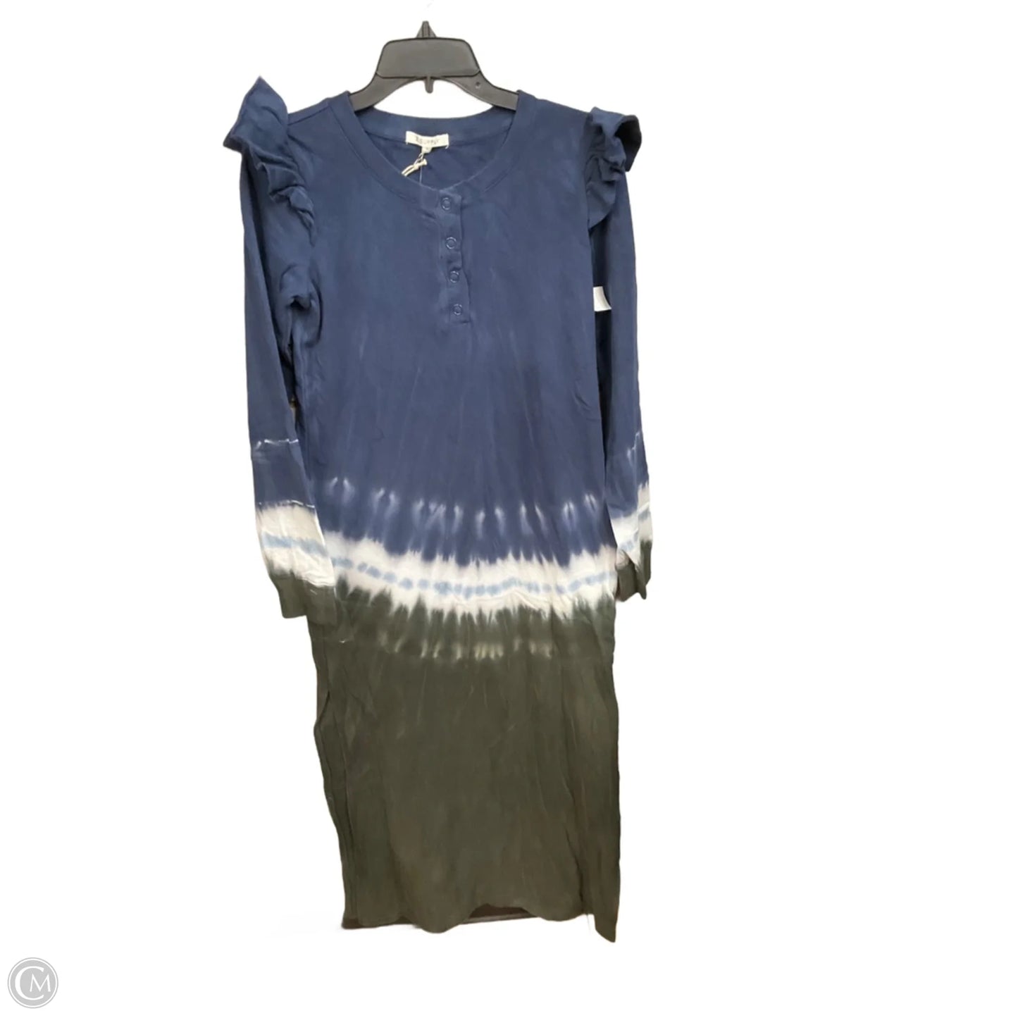 Dress Casual Maxi By Z Supply In Blue & Green, Size: S